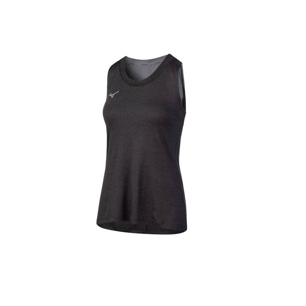 Womens Mizuno Alpha Tank Top Black Philippines (PUHMYI605)